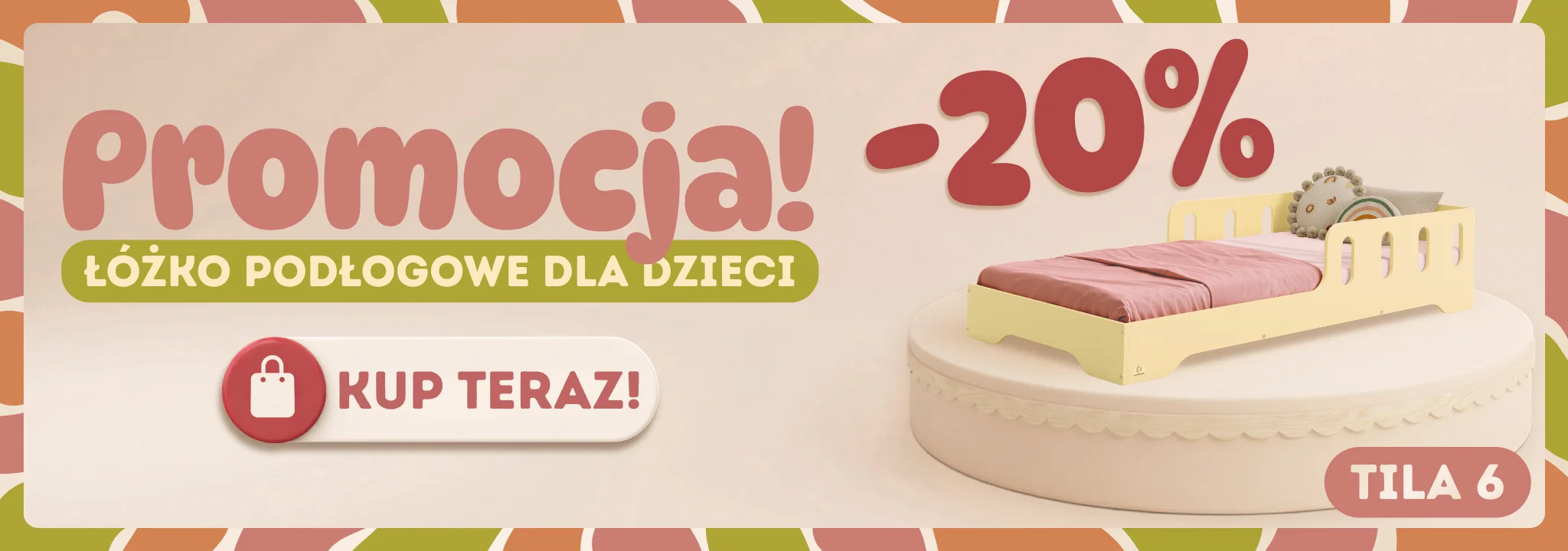 Baner promocyjny TILA 6 - rabaty do 20%.
