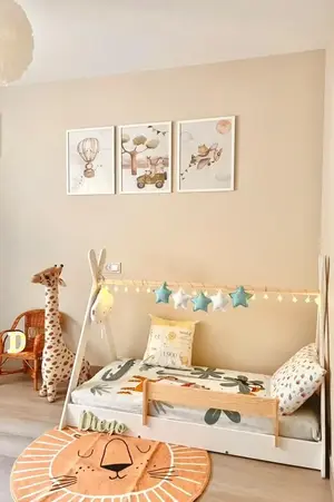 Zobacz inspirację z łóżkiem TIPI