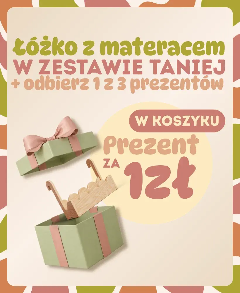 Łóżko z materacem w zestawie taniej - odbierz 1 z 3 prezentów za 1zł | SMARTWOOD