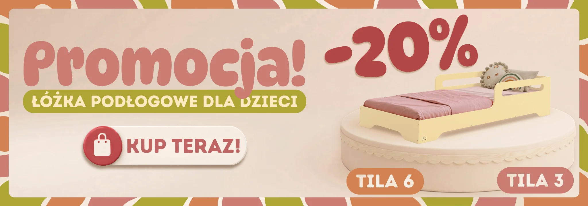Promocja Smartwood na łóżka podłogowe dla dzieci - do 20% rabatu