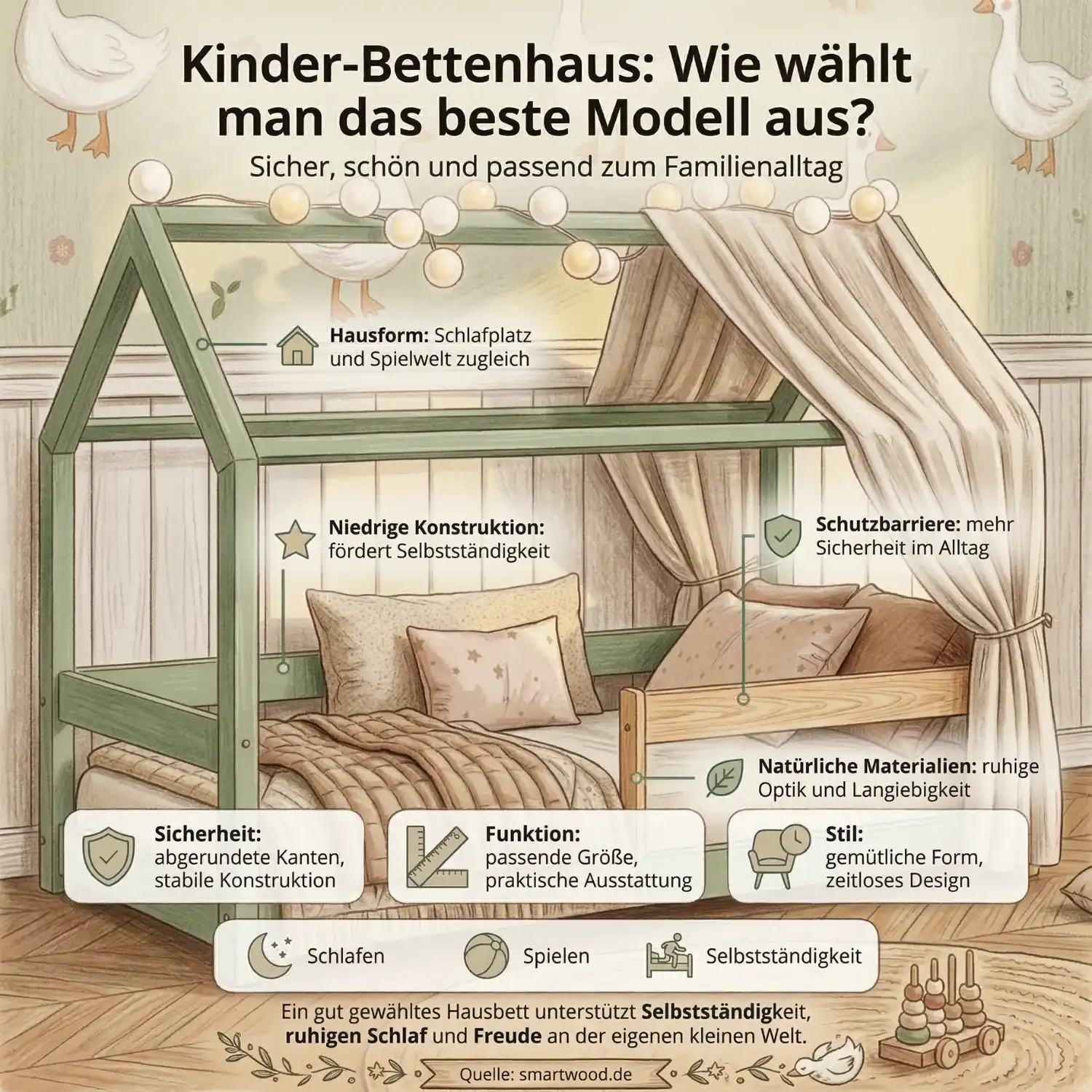 Kinder-Bettenhaus: Wie wählt man das beste Modell aus? Ein Leitfaden von Experten und Eltern