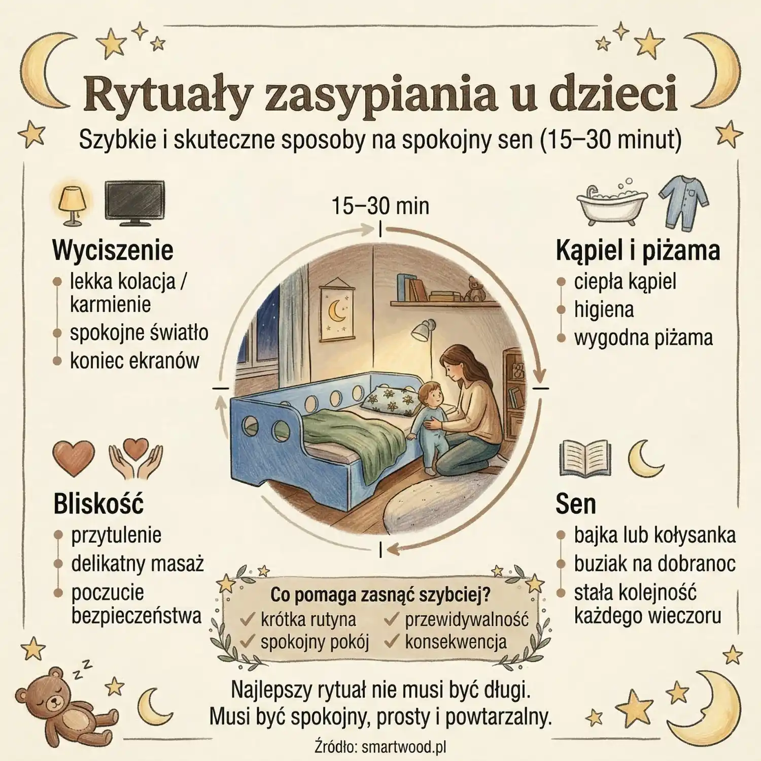 Rytuały zasypiania u dzieci: szybkie i skuteczne sposoby na spokojny sen
