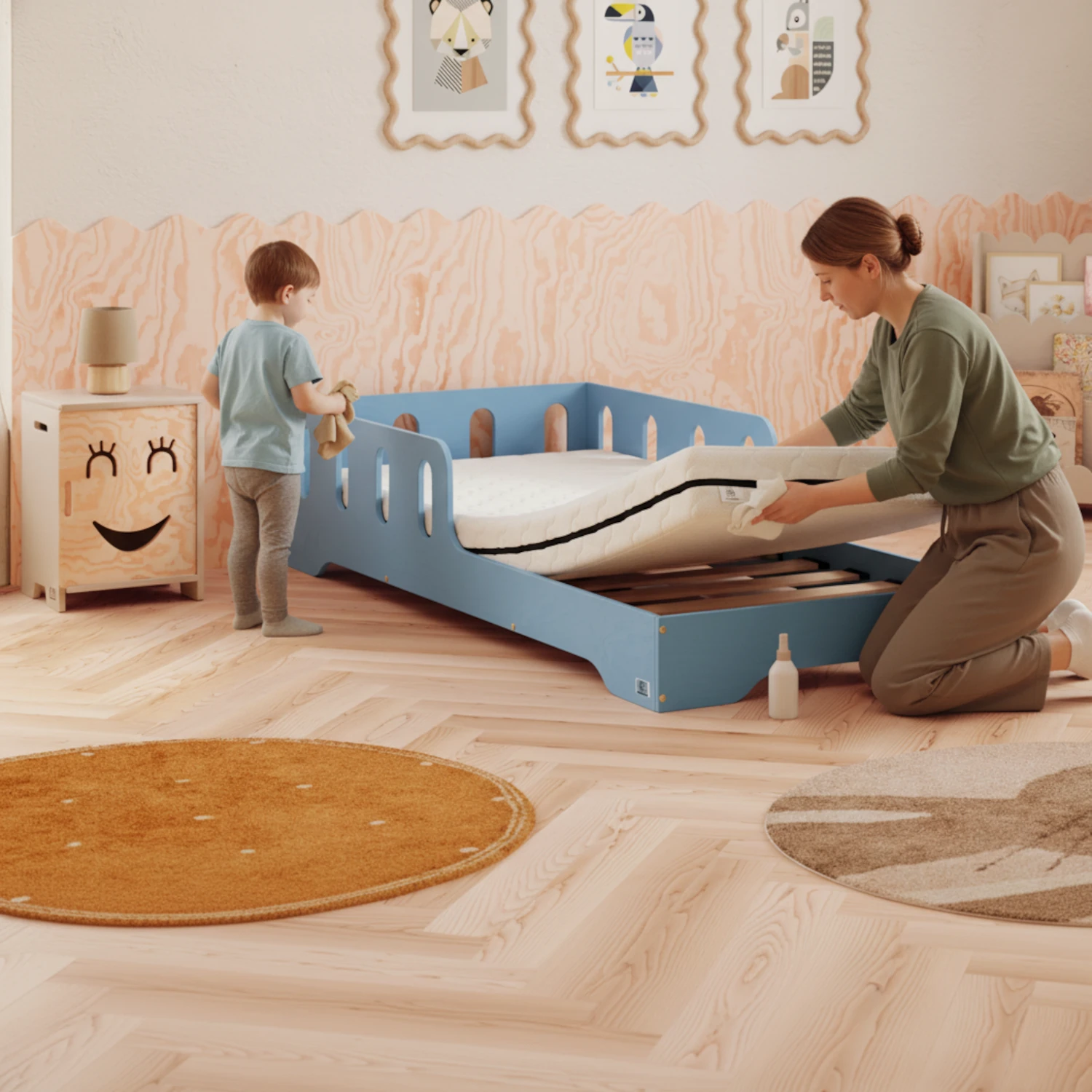 Materac piankowy dla dziecka 12 cm Średnia twardość (H2)